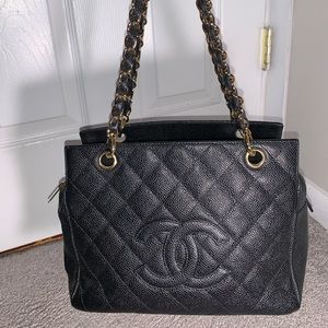 CHANEL TIMELESS PETIT  TOTE CAVIAR LEATHER